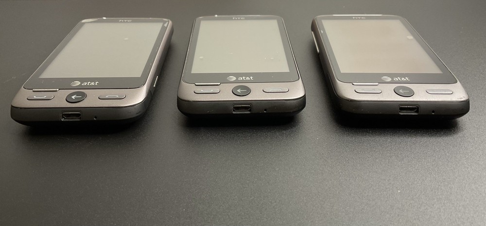 Lot of 3 HTC Freestyle F5151 Gray 3.2″ Touch Display 3MP AT&T Android SmartPhone