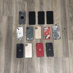 Mixed Lot Of 13 iPhones For Parts/ Repair