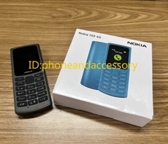Original Nokia 105 4G Black Blue Dual SIM Unlocked cell phone – New Sealed