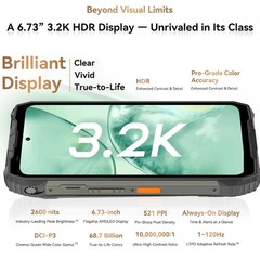 Blackview XPLORE 2 Projector 5G Rugged Phone Android 15 AI Mobile AMOLD 20000mAh