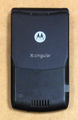 Motorola RAZR / Razor V3 – Black and Silver ( AT&T ) Cellular Flip Phone