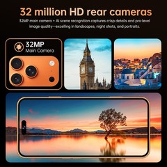 NEW Android i13 Pro Max 6.7″ 4G+64GB Octa Core Unlocked 4G GSM Cheap Phone