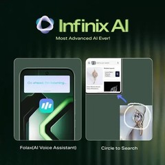 Infinix GT 30 5G+ Factory Unlocked Dual SIM 128GB STORAGE Global Version WHITE