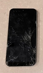 As-is Damaged LG Phoenix 5 – Silver (AT&T) – 16GB