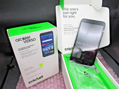 Alcatel Verso 16GB Titan Black – Cricket Wireless Locked – 4G LTE Smartphone