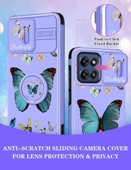 for Moto G Stylus 5G 2025/2026 Case – Cute Phone Cover Design with Ring Stand Ho