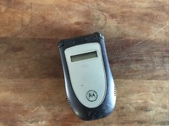 Motorola Nextel Dragon i90c i Series Cellular Cell Flip Phone Silver Black