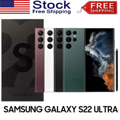 NEW Samsung Galaxy S22 Ultra 5G SM-S908U 128GB/256GB/512GB Factory Unlocked