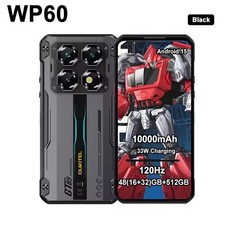OUKITEL WP60 5G Rugged Phone 7.2” Dimensity 7025 108MP 10000mAh Global Version
