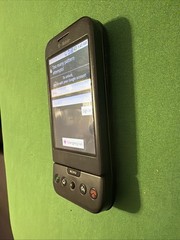 HTC Dream DREA100 Google G1 Black T-Mobile 1st Android Smartphone RARE, READ DES