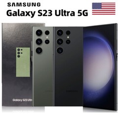 NEW SEALED Samsung Galaxy S23 Ultra 5G S918U 256/512GB GSM+CDMA Factory Unlocked