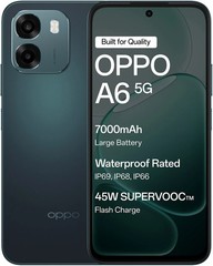 Oppo A6 5G ( ISapphire Blue, 6GB-128GB ) MediaTek Dimensity 6300 Global Version