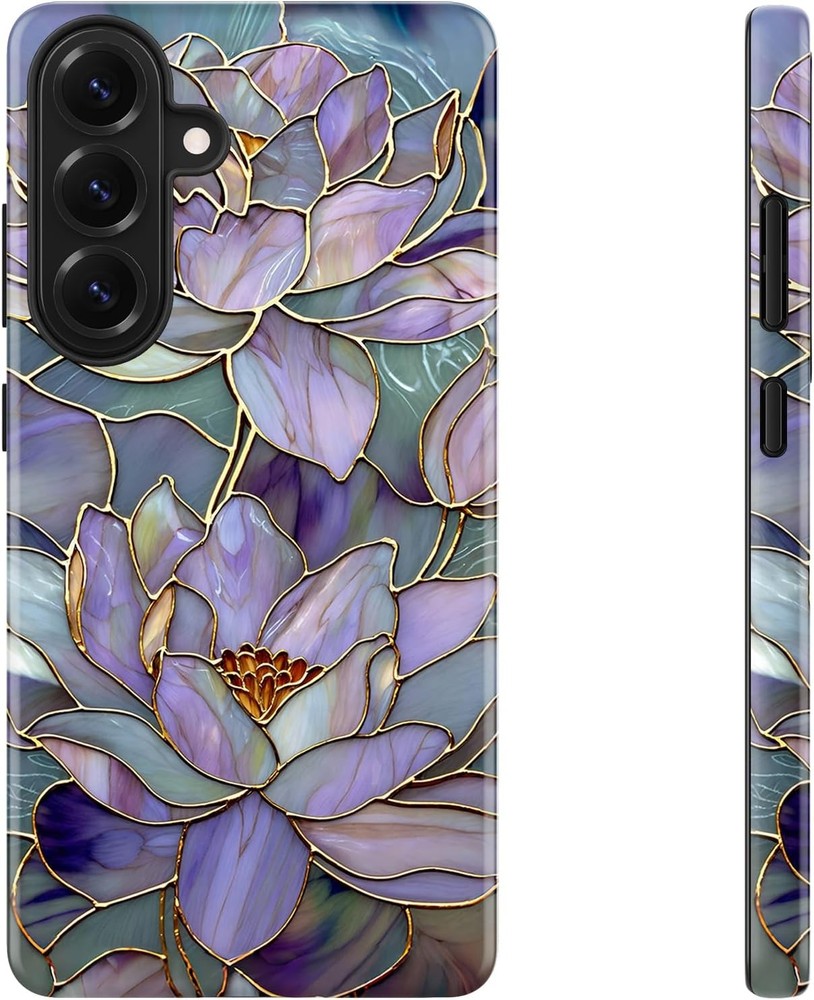Samsung Galaxy S26 Case – Wireless Charging Compatible – Wildflower Design Cover
