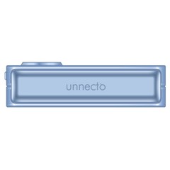 Unnecto Snap | Dual SIM | Unlocked | QWERTY Flip Phone | Cloud OS | Sky Blue