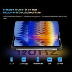Rugged Phone Oukitel WP19 Pro Helio G99 22000mAh 8GB+256GB 64MP Camera 120Hz 33W