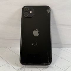 Apple iPhone 11 64GB Black A2111 T-Mobile Cracked Screen LCD and Back #H284