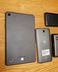 Lot of 10 pcs Assorted Smart Phone Cell Phones Tablets Samsung Parts/Repair