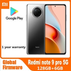 Xiaomi Redmi Note 9 Pro 5G 128GB+6GB Android Global Unlocked Phone New Sealed