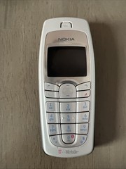 Nokia 6010 T-Mobile Silver Bar Phone Untested No Battery Used