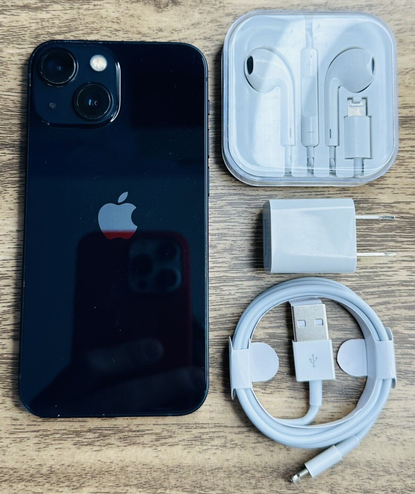 Apple iPhone 13 – 256GB – Midnight Factory Unlocked – Good Condition
