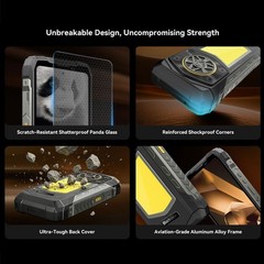 Blackview ROCK 5 4G LTE AI Rugged Smartphone Android 16 Waterproof NFC 20000mAh