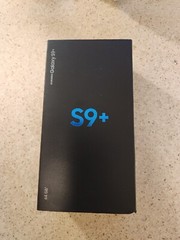 Samsung Galaxy S9 Plus – only the box, phone not included, no cables