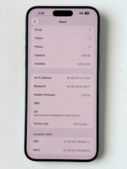 iPhone 15 Pro Max 256GB Blue titanium – ATT & Cricket