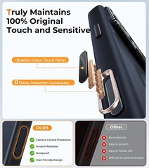 Magnetic for iPhone 17 Pro Max Case with Integrated Camera Protection, Black