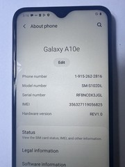 Samsung Galaxy A10e SM-S102DL Tracfone / StraightTalk 32GB Black Tested & Works!