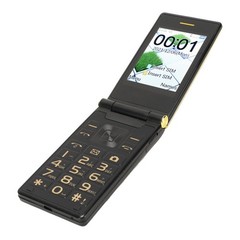 2.8in Screen Flip Phone For Elder Dual SIM Dual Standby Long Standby Time Multi
