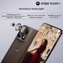 MOTOROLA Edge 70 Pro+ (Chicory Coffee, 256GB 12GB RAM) Dimensity 8500 Extreme.