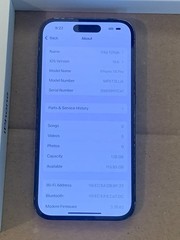 Apple iPhone 14 Pro 128GB Space Black Unlocked eSIM A2650