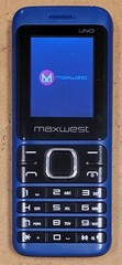 MaxWest Uno – Blue ( Unlocked ) Super Rare International Dual-SIM Phone