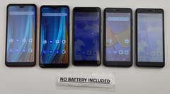 (Lot of 5) **REPAIR** MIXED MODEL Maxwest (GSM Unlocked) Dual SIM Smartphones