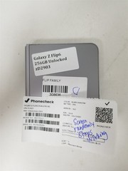 Samsung Galaxy Z Flip6 256GB Silver SM-F741U1 (Unlocked) Damaged zD2903