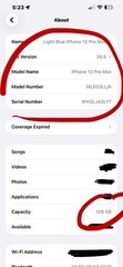 iPhone 13 Pro Max 128GB Sierra Blue 12MP Rear Camera Wi-Fi Bluetooth UNLOCKED