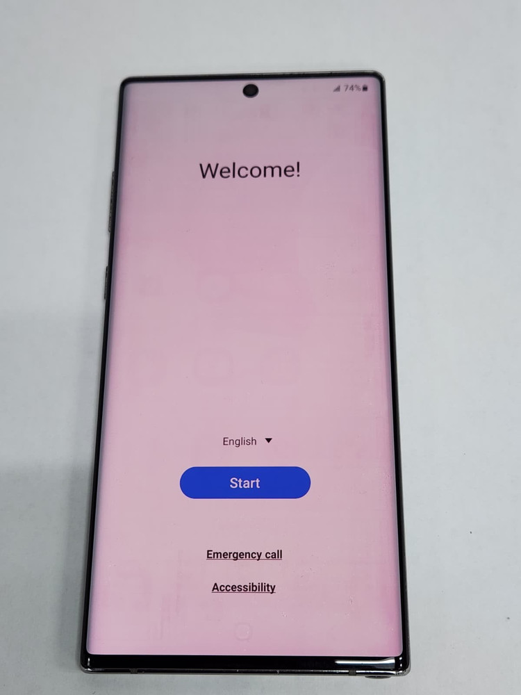 DEFECTIVE – Samsung Galaxy Note 10+ 5G – 256GB – Aura Glow – GSM Unlocked – 9753