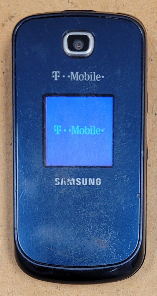 Samsung SGH-T259 – Midnight Blue ( T-Mobile ) Rare Cellular Flip Phone – No Back