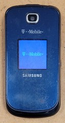 Samsung SGH-T259 – Midnight Blue ( T-Mobile ) Rare Cellular Flip Phone – No Back