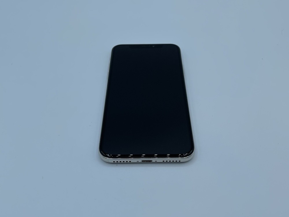 Apple iPhone X – 64GB – Silver (Verizon) A1865 (CDMA + GSM) W/ BOX