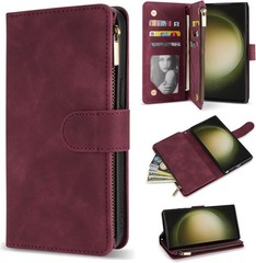 Wallet Case & Protective Cover for Samsung Galaxy S23 Ultra 6.8 Inch RFID Blocki