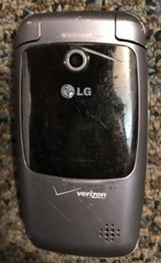 READ FIRST LG VX5400 Gray Verizon Flip Cellular Phone Fast Shipping Fair Used!