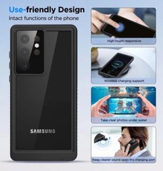 Samsung Galaxy S22 Ultra Case,Waterproof,Built in Screen Protector 360°Full Body
