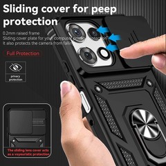 Protective Case for Motorola Moto G Power 2026/2025, Black, with Slide Camera Co