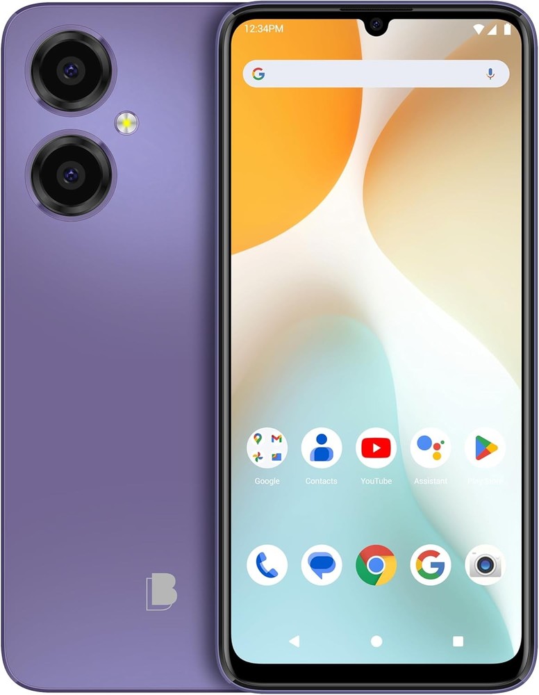 BLU G64|Unlocked|6.8” HD+ Infinity Display|256GB|Dual 50MP Camera|Purple
