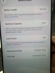 Apple iPhone 16 Pro Max Black 256GB Verizon 9/10 Condition