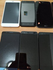Lot of 15 Hybrid model LG G4/G3/hTC/UMX /Motorola and other For parts
