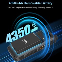 4G LTE 4.0 in Android 15 Rugged Smartphone Outdoors Builder Dual SIM UNIWA F400