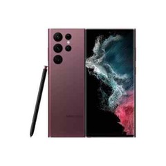 Samsung Galaxy S22 Ultra SM-S908U Unlocked 128GB Burgundy C Light Burn
