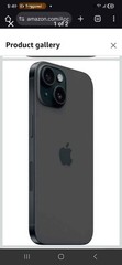 Apple Smartphone Black Bar Style Dual Rear Cameras Sleek Design High Performance
